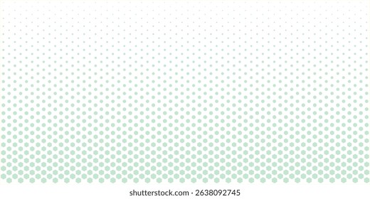 Light Blue, Green vector modern geometrical circle abstract background. Dotted texture template. Geometric pattern in halftone style with gradient. 