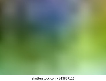 Light Blue, Green vector modern elegant abstract background in blurry style with gradient. Brand-new colored template.   