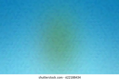 Light Blue, Green vector modern geometrical abstract background. Texture, brand-new background. Geometric background in Origami style with gradient. 