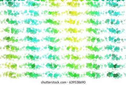 Light Blue, Green vector modern geometrical background. Abstract template. Geometric pattern in square style with gradient.