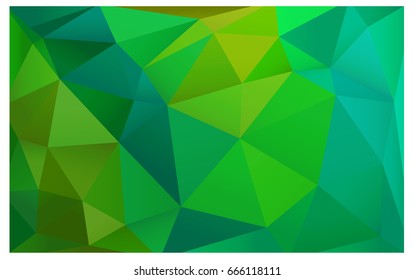 Light Blue, Green vector modern geometrical abstract background. Texture, new background. Geometric background in Origami style with gradient. 