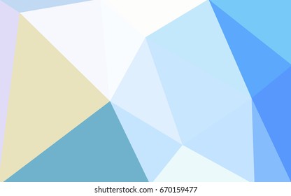 Light Blue, Green vector modern geometrical abstract background. Texture, new background. Geometric background in Origami style with gradient. 