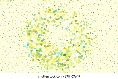 Light Blue, Green vector modern geometrical background. Abstract template. Geometric pattern in square style with gradient.