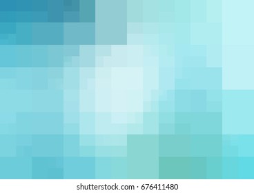 Light Blue, Green vector modern geometrical abstract background. Texture template. Geometric pattern in Origami style with gradient. 