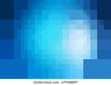 Light Blue, Green vector modern geometrical abstract background. Texture template. Geometric pattern in Origami style with gradient. 