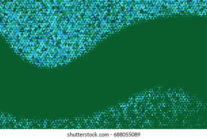 Light Blue, Green vector modern geometrical abstract background. Texture, brand-new background. Geometric background in Origami style with gradient. 