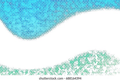 Light Blue, Green vector modern geometrical abstract background. Texture, brand-new background. Geometric background in Origami style with gradient. 