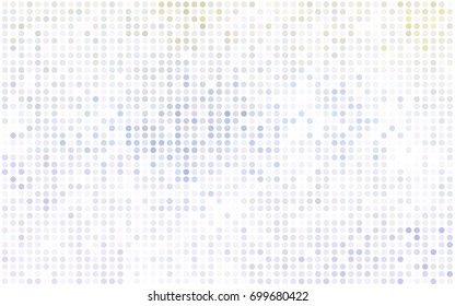 Light Blue, Green vector modern geometrical circle abstract background. Dotted texture template. Geometric pattern in halftone style with gradient. 