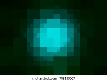 Light Blue, Green vector modern geometrical abstract background. Texture template. Geometric pattern in Origami style with gradient. 
