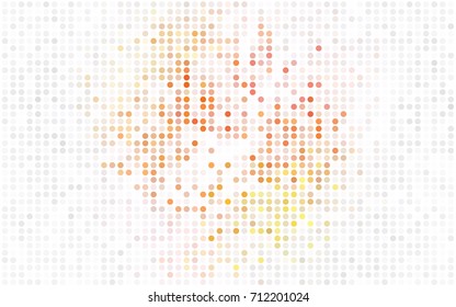 Light Blue, Green vector modern geometrical circle abstract background. Dotted texture template. Geometric pattern in halftone style with gradient. 
