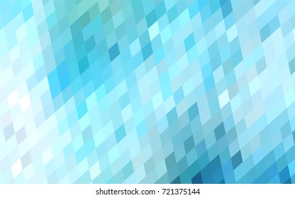 Light Blue, Green vector modern geometrical background. Abstract template. Geometric pattern in square style with gradient.
