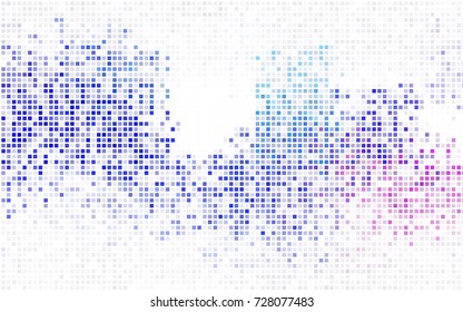 Light Blue, Green vector modern geometrical background. Abstract template. Geometric pattern in square style with gradient.