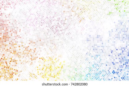 Light Blue, Green vector modern geometrical background. Abstract template. Geometric pattern in square style with gradient.