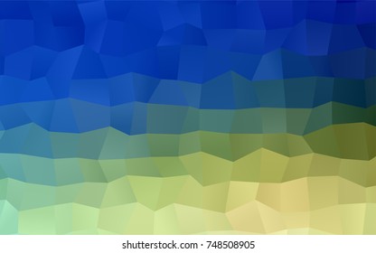 Light Blue, Green vector modern geometrical background. Abstract template. Geometric pattern in square style with gradient.