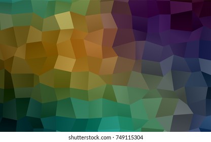 Light Blue, Green vector modern geometrical background. Abstract template. Geometric pattern in square style with gradient.