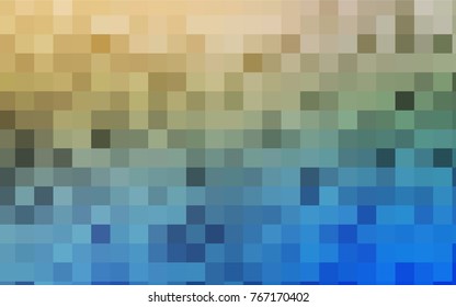 Light Blue, Green vector modern geometrical background. Abstract template. Geometric pattern in square style with gradient.
