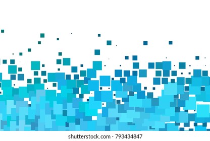 Light Blue, Green vector modern geometrical background. Abstract template. Geometric pattern in square style with gradient.