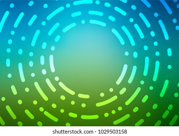 Light Blue, Green vector natural abstract template. An elegant bright illustration with lines in Natural style. Hand painted design for web, wrapping, wallpaper.