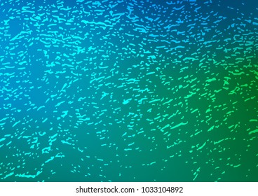 Light Blue, Green vector natural abstract template. Ethnic elegant natural pattern with gradient. Hand painted design for web, wrapping, wallpaper.