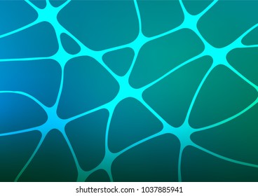 Light Blue, Green vector natural elegant texture. Creative illustration in blurred style with doodles and Zen tangles. The elegant pattern can be used as a part of a brand book.