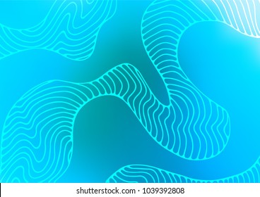 Light Blue, Green vector natural abstract pattern. Colorful illustration in abstract style with doodles. The completely new template can be used for your brand book.