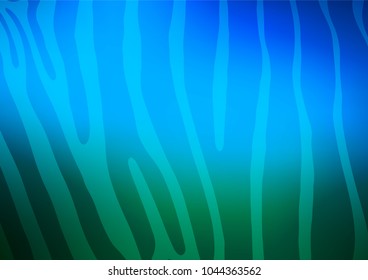 Light Blue, Green vector natural elegant pattern. Sketchy hand drawn doodles on blurred background. Brand-new design for your business.
