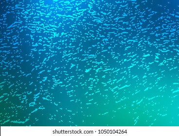 Light Blue, Green vector natural elegant pattern. Blurred decorative design in Indian style with Zen tangles. The template can be used as a background for cell phones.