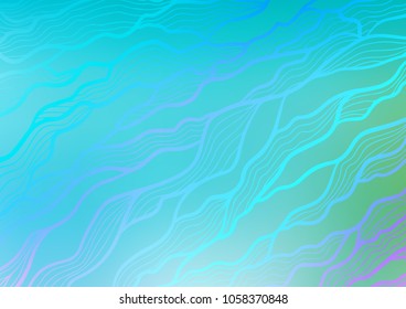 Light Blue, Green vector natural abstract texture. Sketchy hand drawn doodles on blurred background. The elegant pattern can be used as a part of a brand book.