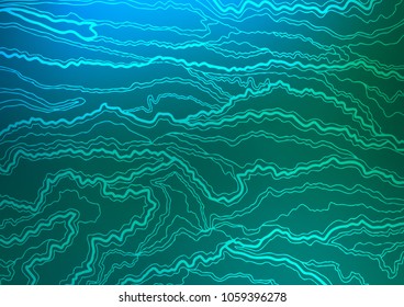 Light Blue, Green vector natural elegant background. An elegant bright illustration with lines in Natural style. A completely new template for your business design.