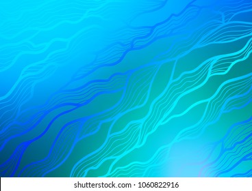 Light Blue, Green vector natural elegant background. Ethnic elegant natural pattern with gradient. A completely new template for your business design.