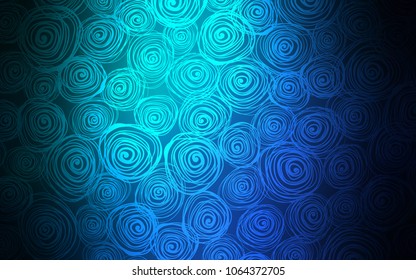 Light Blue, Green vector natural elegant pattern. Modern geometrical abstract illustration with roses. Brand-new style for your business design.