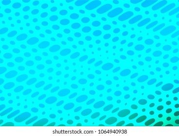 Light Blue, Green vector natural elegant pattern. Glitter abstract illustration with doodles and Zen tangles. Brand-new design for your business.