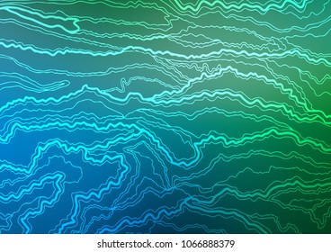 Light Blue, Green vector natural elegant template. A vague abstract illustration with doodles in Indian style. The pattern can be used for heads of websites and designs.