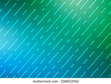 Light Blue, Green vector natural abstract pattern. Colorful abstract illustration with lines in Asian style. The pattern can be used for wallpapers and coloring books.