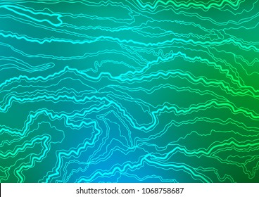 Light Blue, Green vector natural abstract texture. An elegant bright illustration with lines in Natural style. The doodle design can be used for your web site.