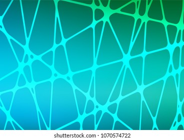 Light Blue, Green vector natural elegant texture. Ethnic elegant natural pattern with gradient. A completely new template for your business design.