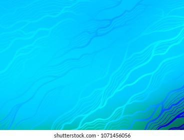 Light Blue, Green vector natural abstract pattern. Sketchy hand drawn doodles on blurred background. The elegant pattern can be used as a part of a brand book.