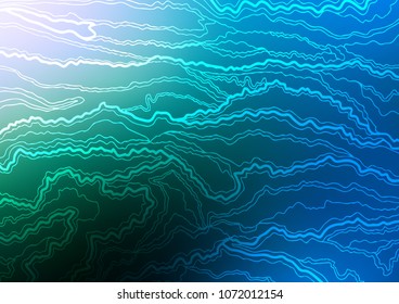 Light Blue, Green vector natural elegant pattern. A vague abstract illustration with scribbled doodles. Brand-new style for your business design.