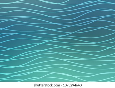 Light Blue, Green vector natural abstract texture. Ethnic elegant natural pattern with gradient. Brand-new style for your business design.
