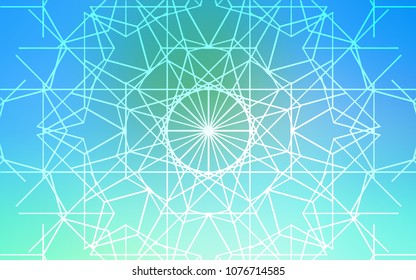 Light Blue, Green vector natural elegant background. Childish elegant natural pattern with gradient. A new texture for your design.