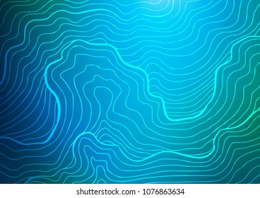 Light Blue, Green vector natural elegant template. Decorative shining illustration with doodles on abstract template. Hand painted design for web, wrapping, wallpaper.