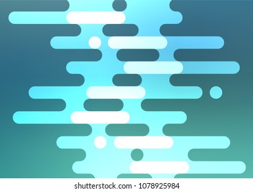 Light Blue, Green vector natural elegant pattern. A completely new color illustration in doodle style. The completely new template can be used for your brand book.