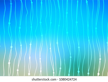Light Blue, Green vector natural elegant background. Colorful illustration in abstract style with doodles. The textured pattern can be used for website.