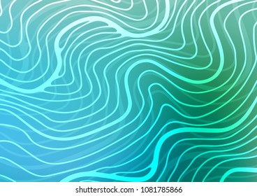 Light Blue, Green vector natural elegant texture. Blurred decorative design in Indian style with Zen tangles. The pattern can be used for heads of websites and designs.