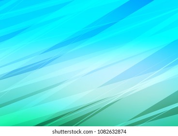 Light Blue, Green vector natural elegant texture. Decorative shining illustration with doodles on abstract template. Brand new design for your business.