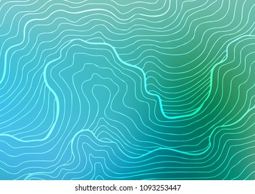 Light Blue, Green vector natural abstract template. Blurred decorative design in Indian style with Zen tangles. The pattern can be used for heads of websites and designs.