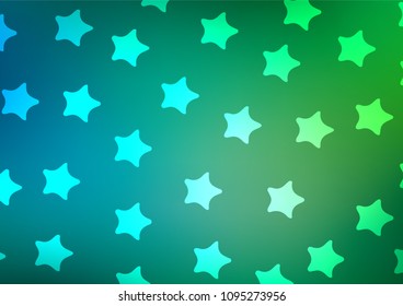 Light Blue, Green vector natural abstract background. Ethnic elegant natural pattern with gradient. The template can be used as a background for cell phones.