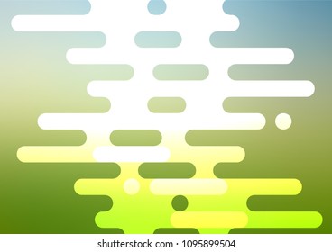 Light Blue, Green vector natural elegant texture. A vague abstract illustration with doodles in Indian style. The best blurred design for your business.