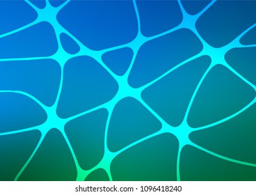 Light Blue, Green vector natural abstract pattern. Modern geometrical abstract illustration with doodles. Brand-new design for your business.
