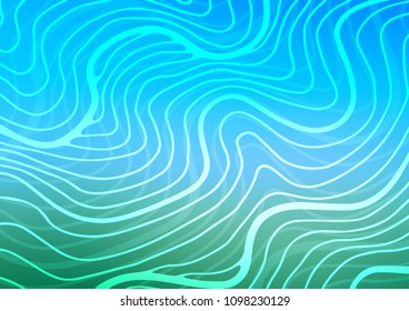 Light Blue, Green vector natural elegant texture. Brand-new colored illustration in blurry style with doodles. The completely new template can be used for your brand book.